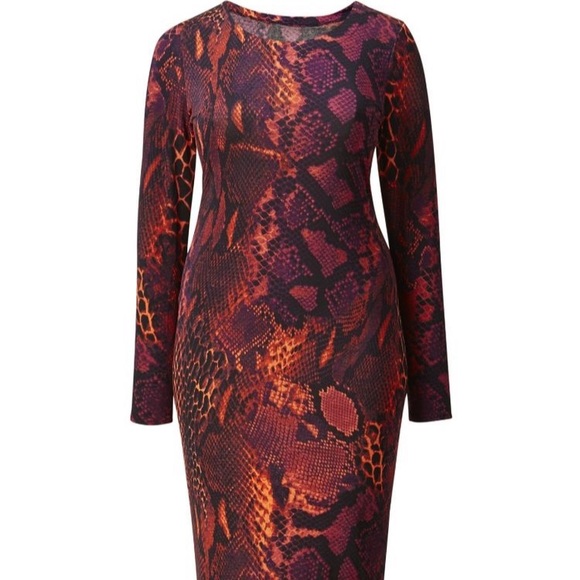 ax paris snakeskin dress